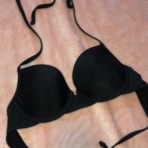 Black bikini top